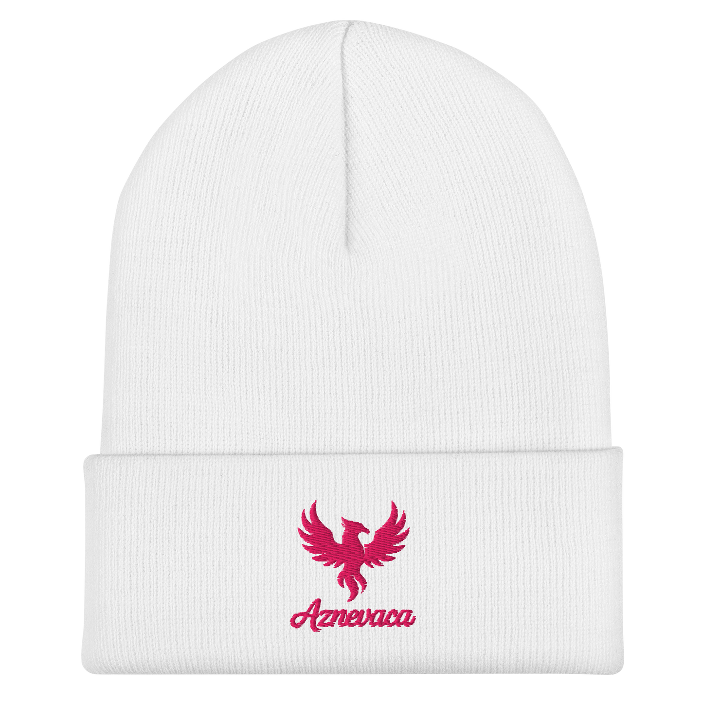 Obscura Beanie with Pink logo