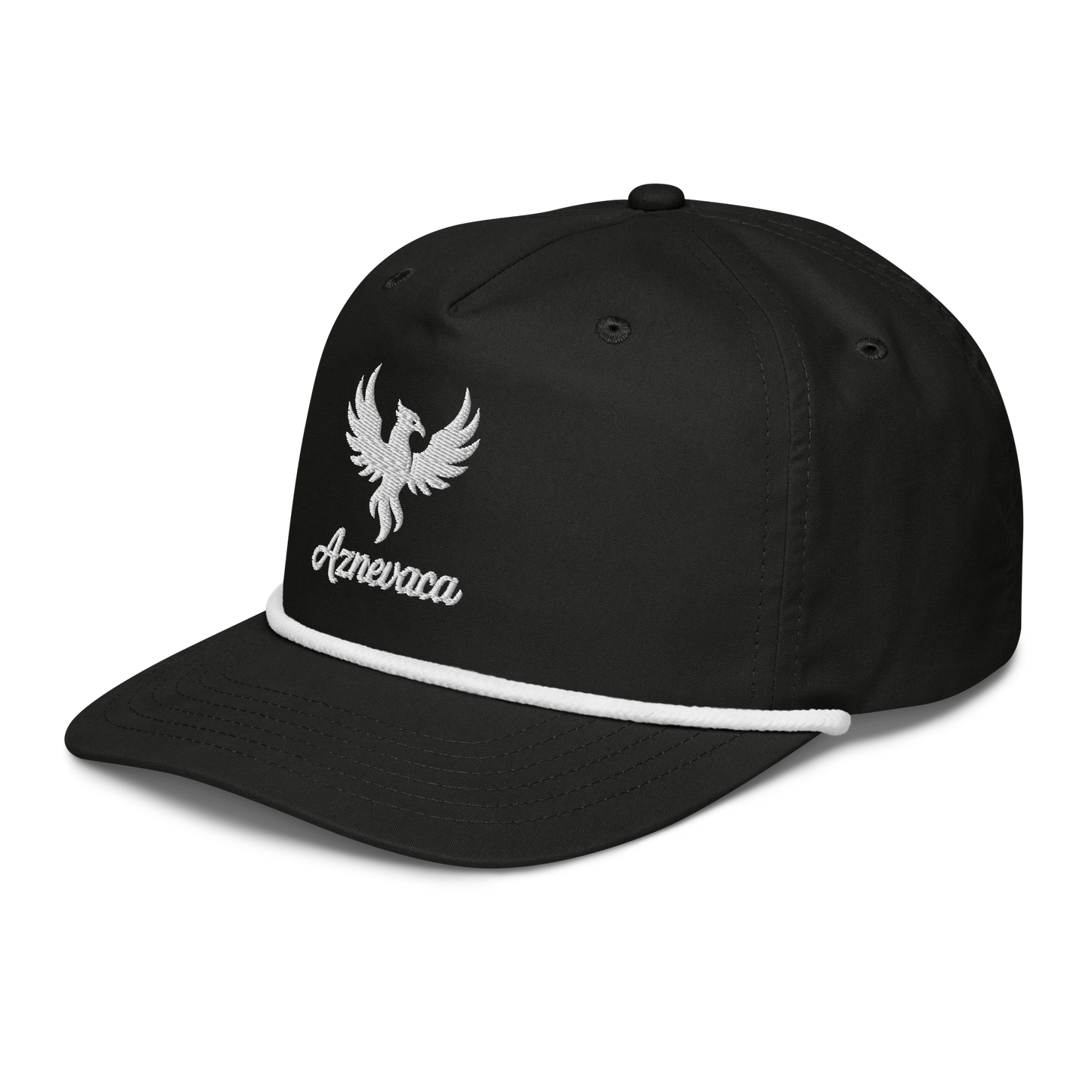 Legatus Rope Hat - Black/Aqua/Navy with White