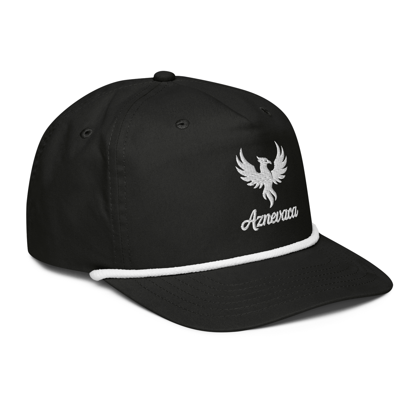 Legatus Rope Hat - Black/Aqua/Navy with White