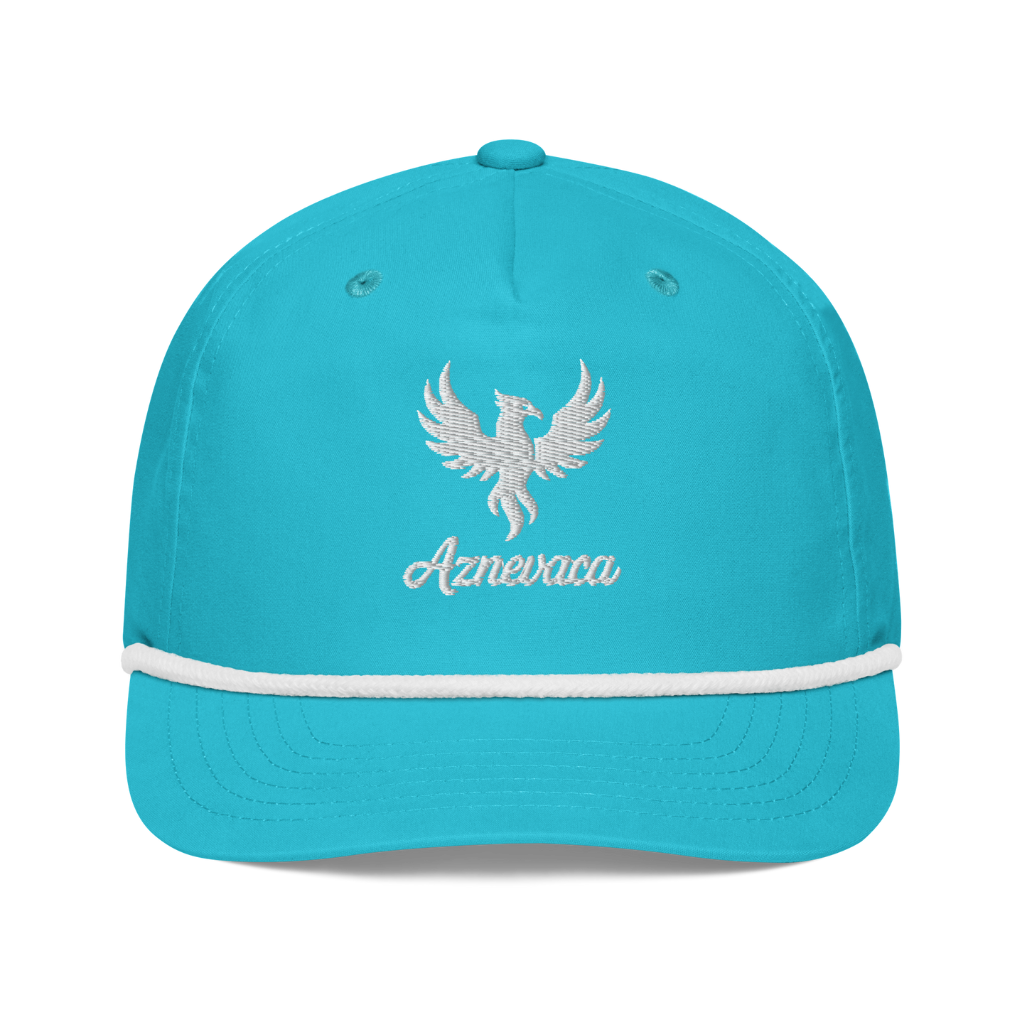 Legatus Rope Hat - Black/Aqua/Navy with White