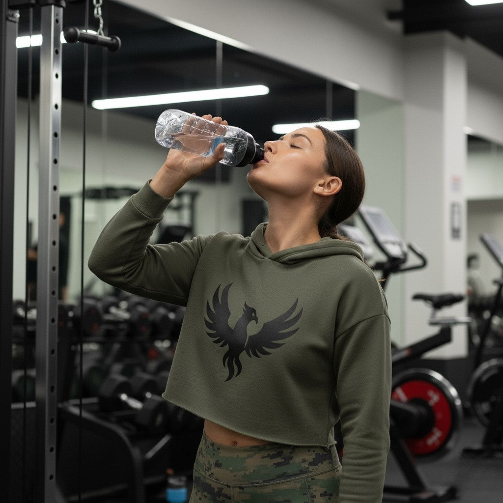 PHX Cut sweatshirt - Black/Olive Green