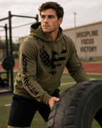 AZNEVACA Pullover Hoodie — Olive Green Camo
