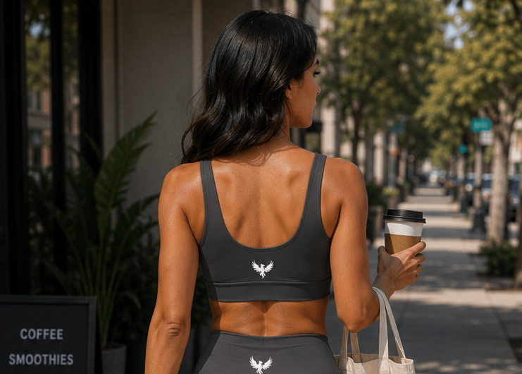 AZNEVACA Women's Medium-Support Sports Bra