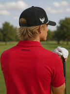 AZNEVACA Men's Athletic Polo — Red / Sand / White