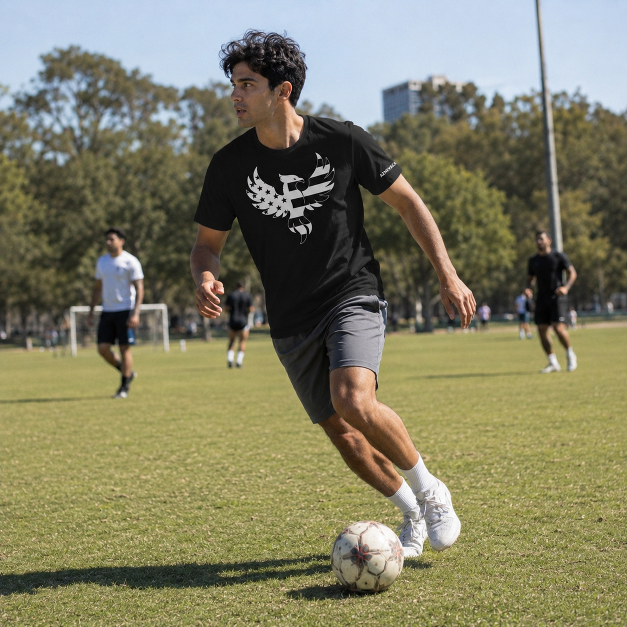 AZNEVACA Graphic Tee — Warrior Rising