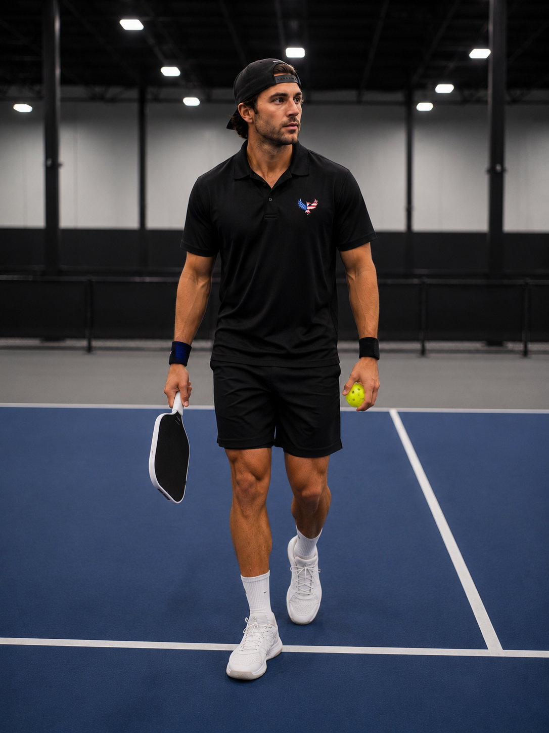 AZNEVACA Men's Athletic Polo — USA Edition