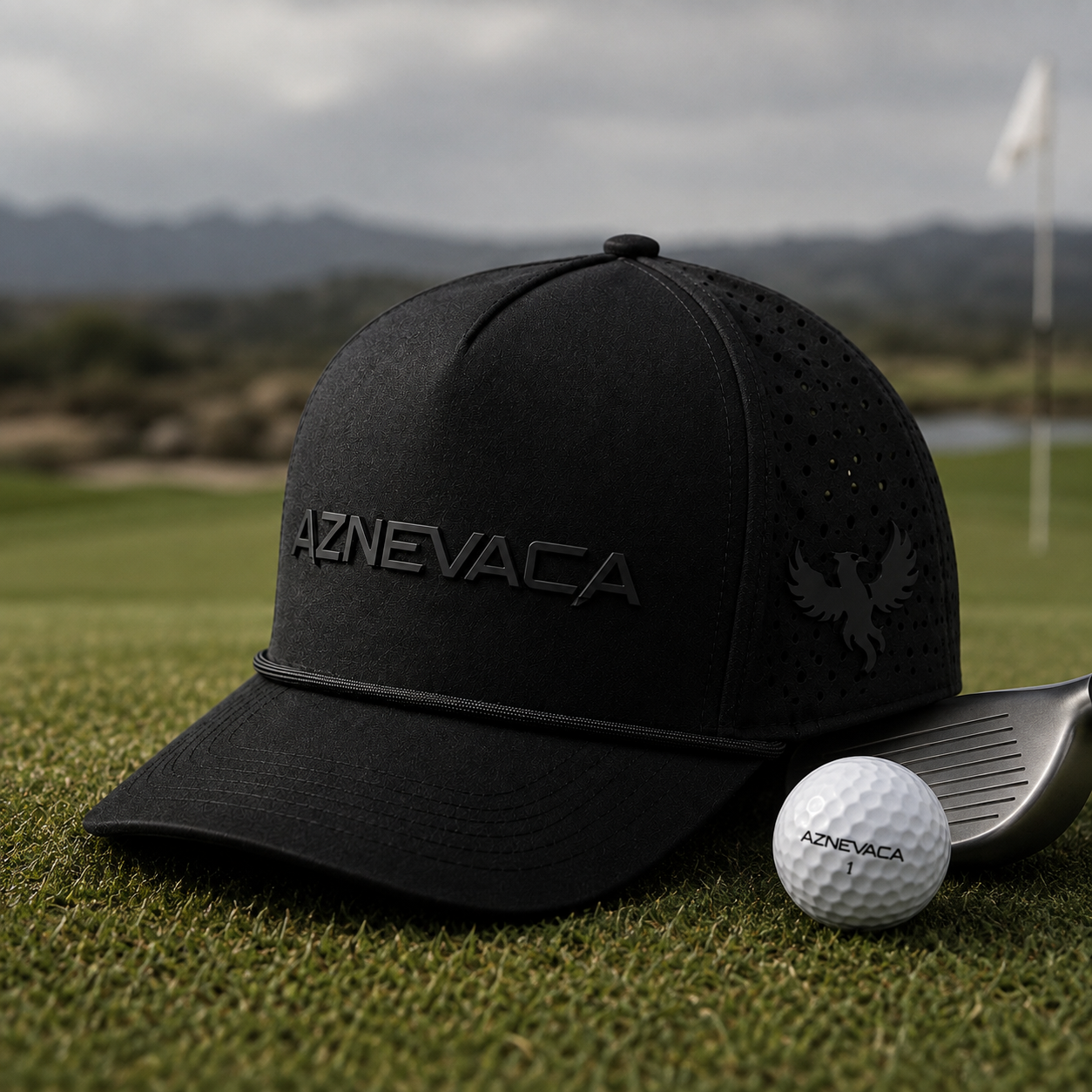 AZNEVACA Rope Hat — Dark Phoenix
