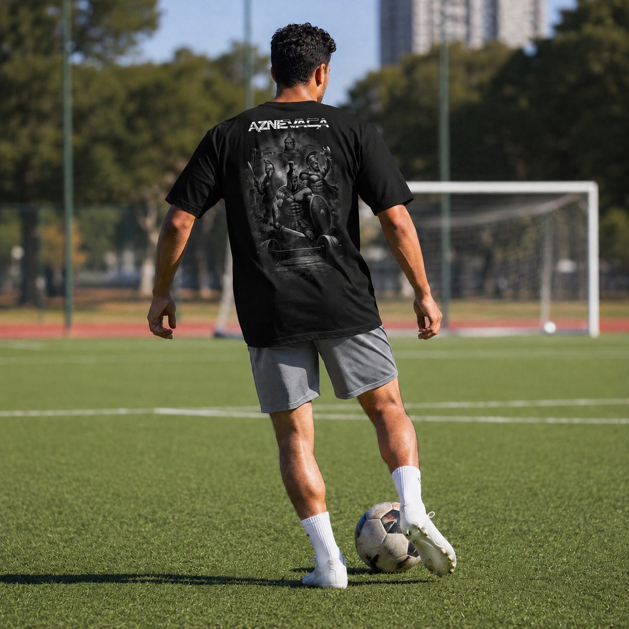 AZNEVACA Graphic Tee — Warrior Rising