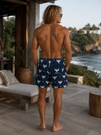 AZNEVACA Board Shorts - Blue/White