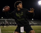 AZNEVACA Pullover Hoodie — Black / Warrior Green