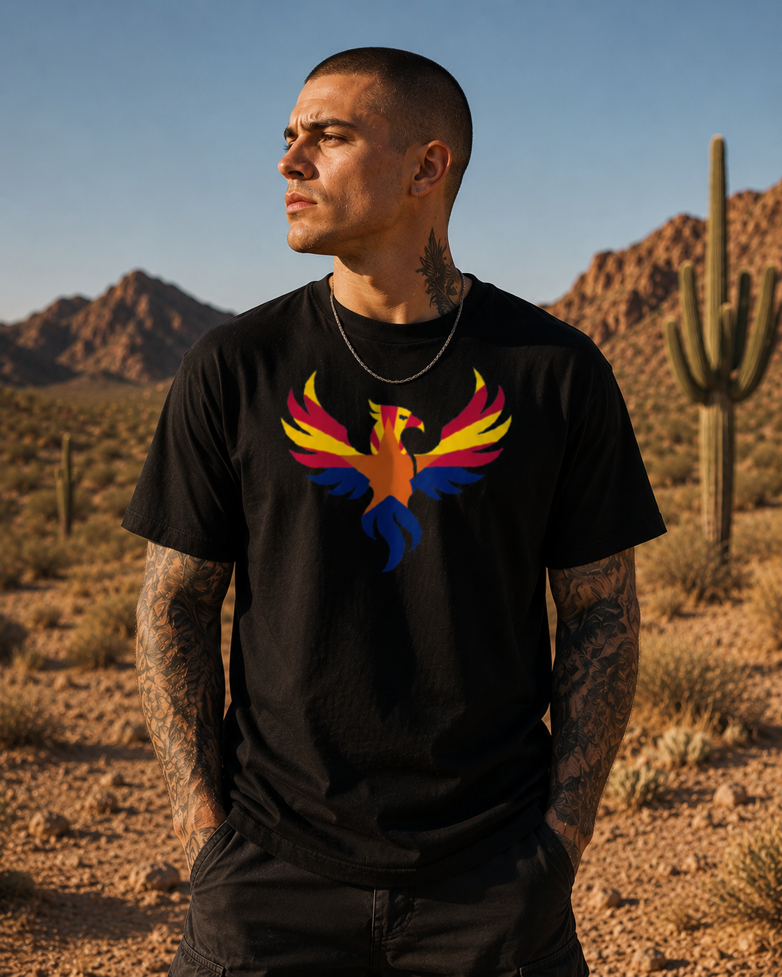 AZNEVACA Graphic Tee — Desert Venum