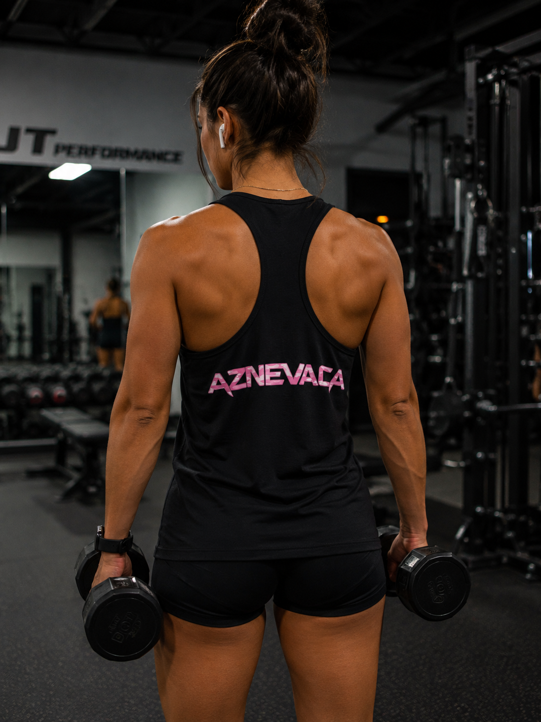 AZNEVACA Women's Racerback Tank — Pink Camo