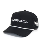 AZNEVACA Athletic Rope Hat — White / Black