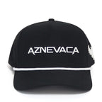 AZNEVACA Athletic Rope Hat — White / Black