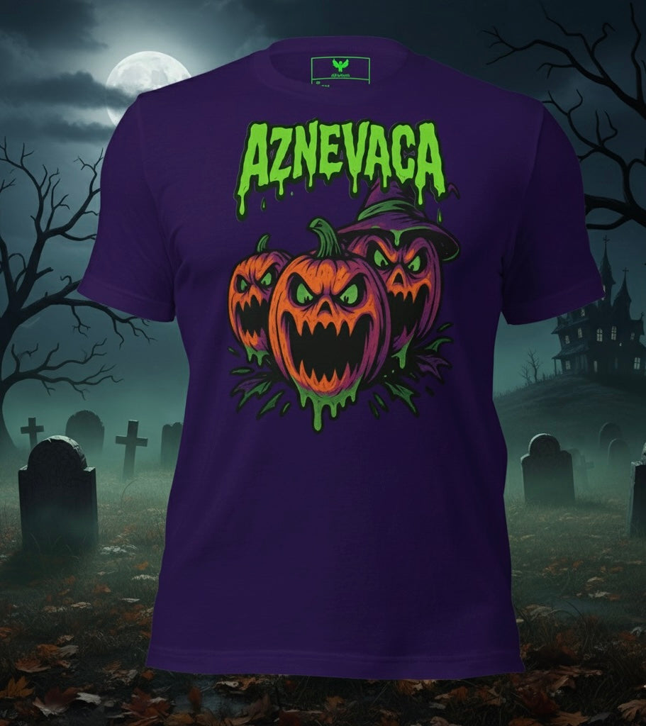 Ghoulish Pumpkin Crew T-Shirt