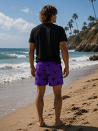 AZNEVACA Board Shorts - Purple/Black