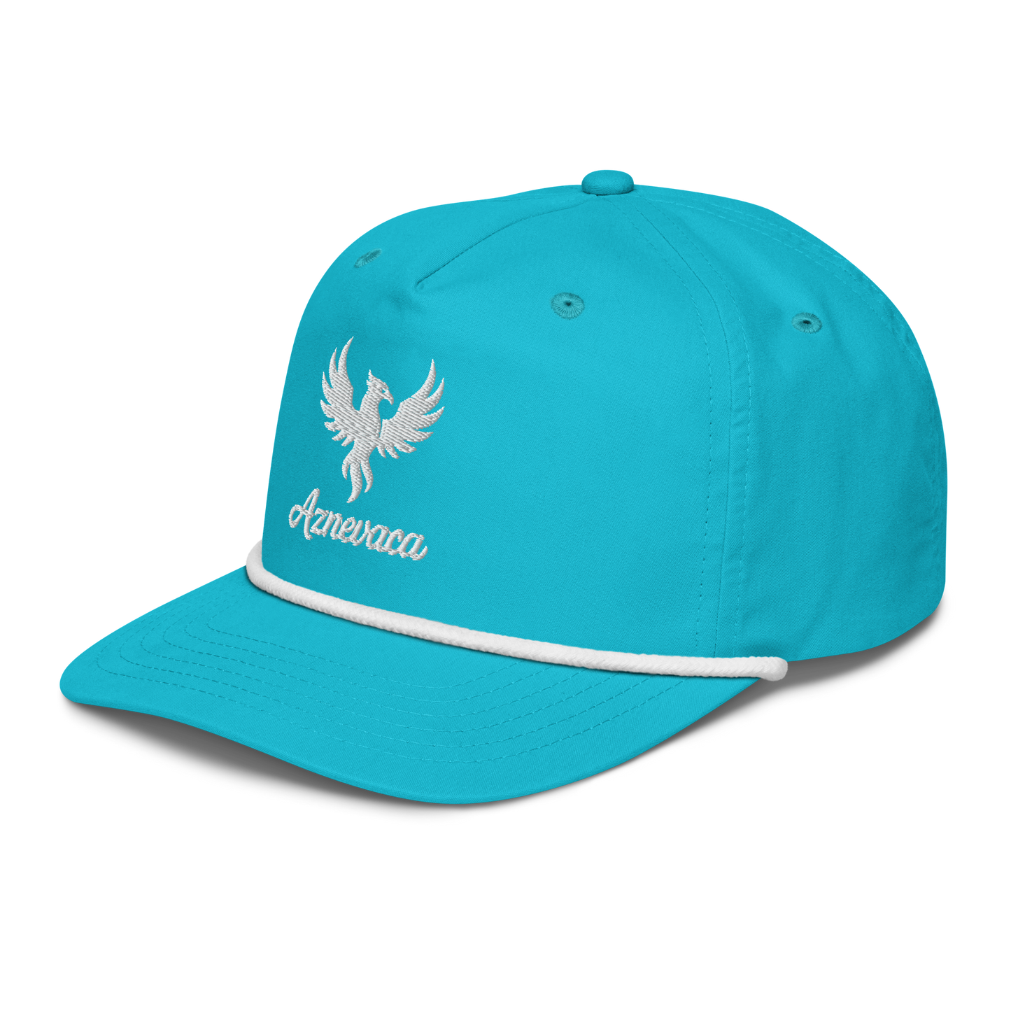 Legatus Rope Hat - Black/Aqua/Navy with White