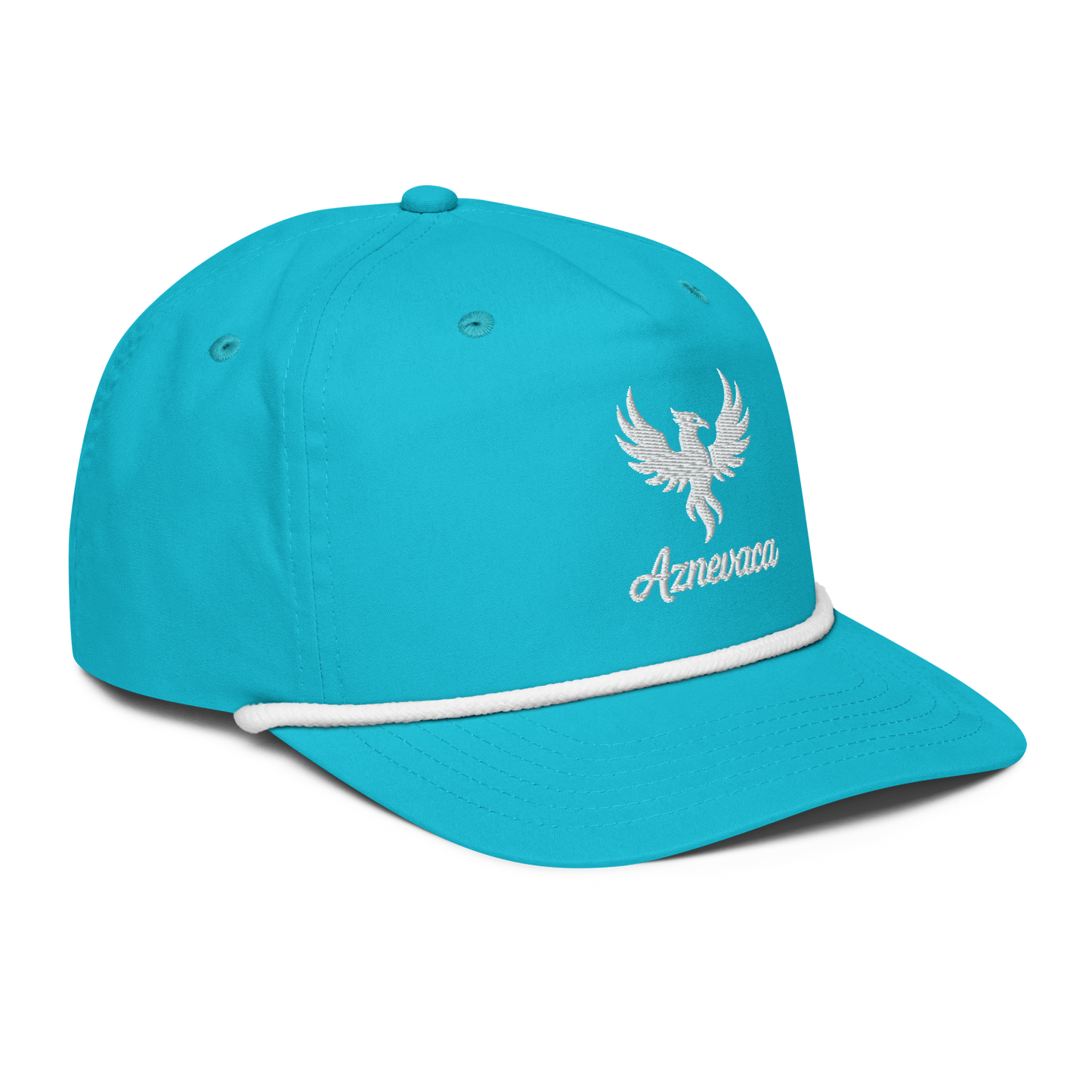 Legatus Rope Hat - Black/Aqua/Navy with White