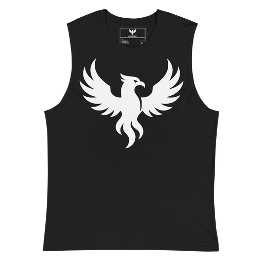 Caelus Unisex Muscle tank with White logo