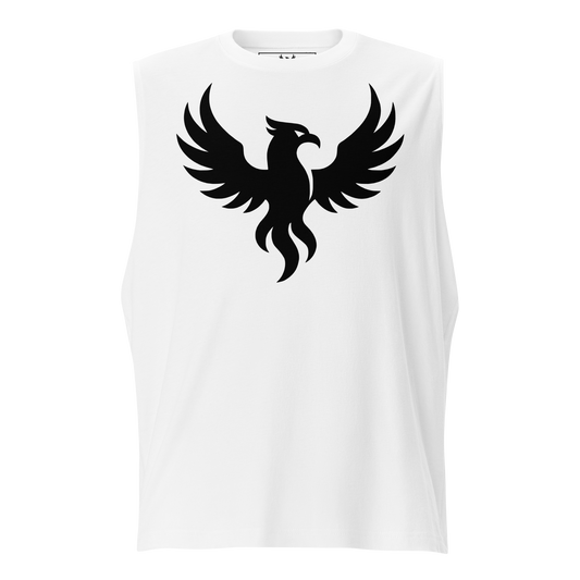 Caelus unisex Muscle Tank with Black logo
