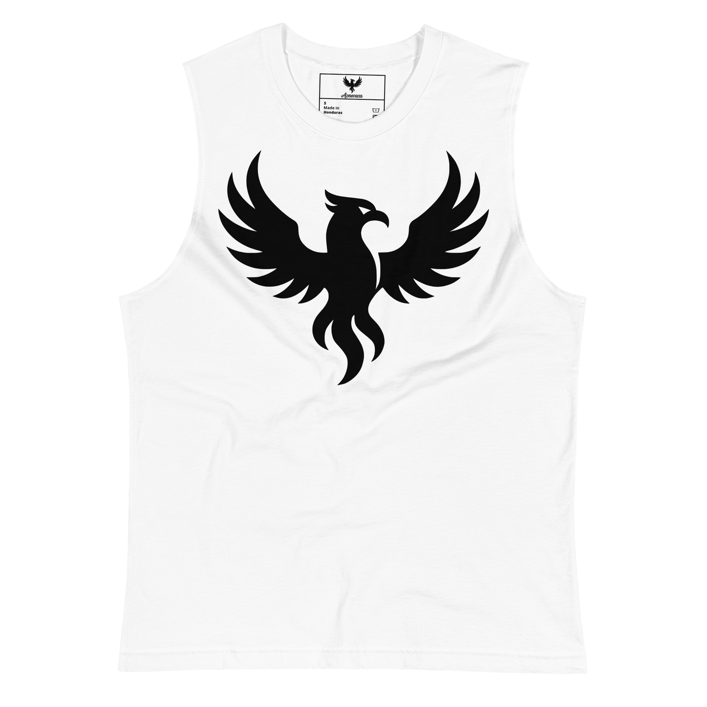 Caelus unisex Muscle Tank with Black logo
