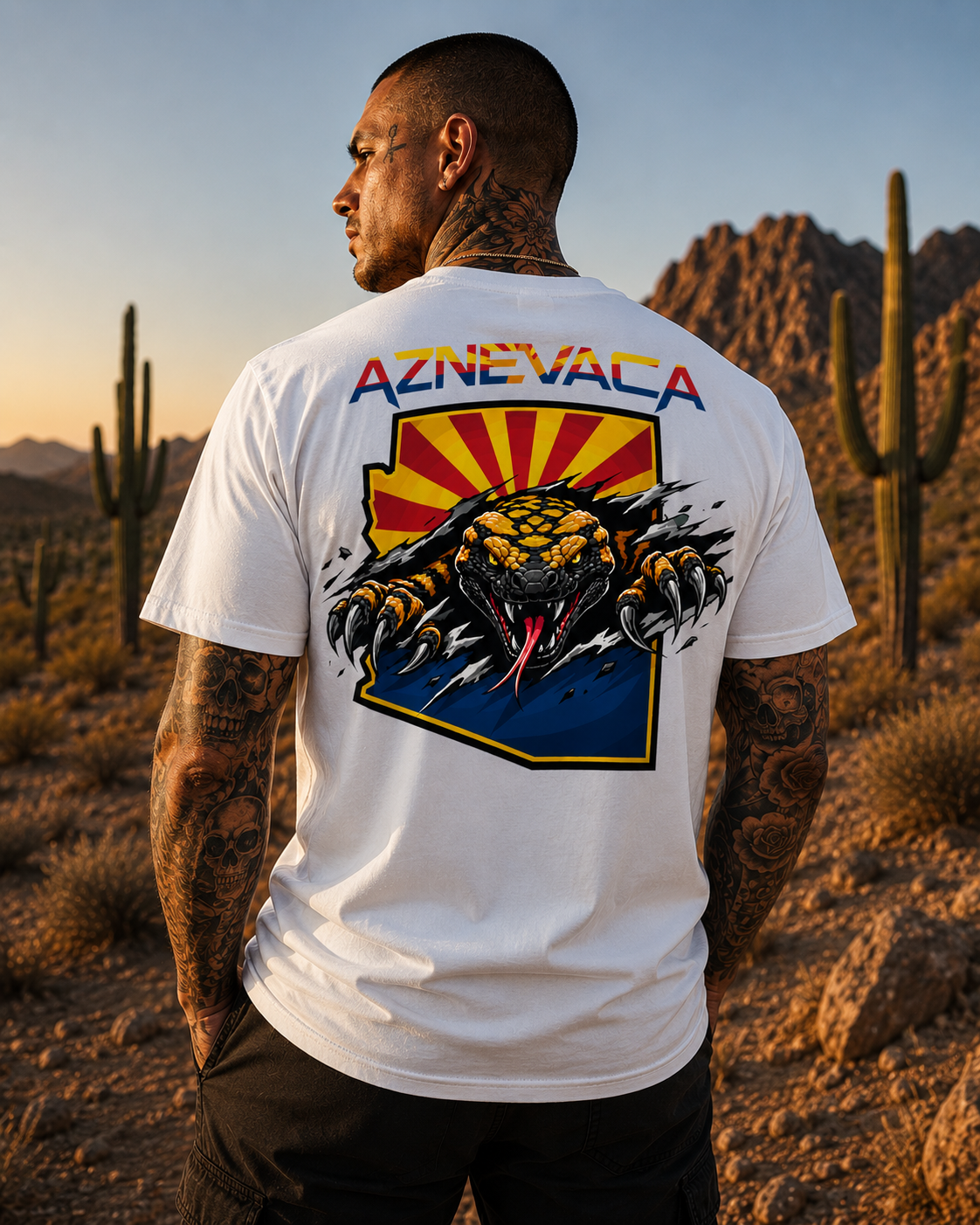 AZNEVACA Graphic Tee — Desert Venum